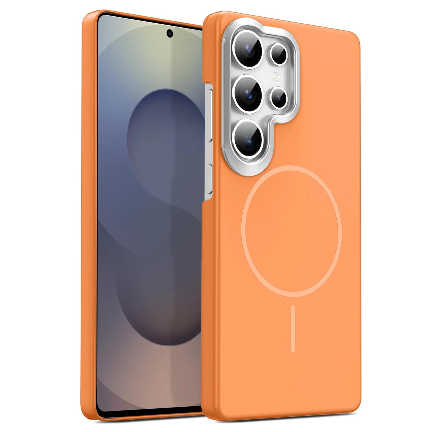 Samsung Galaxy S25 Ultra Case | Slim Fit Shock-Absorbing Cover Orange Tidesmit