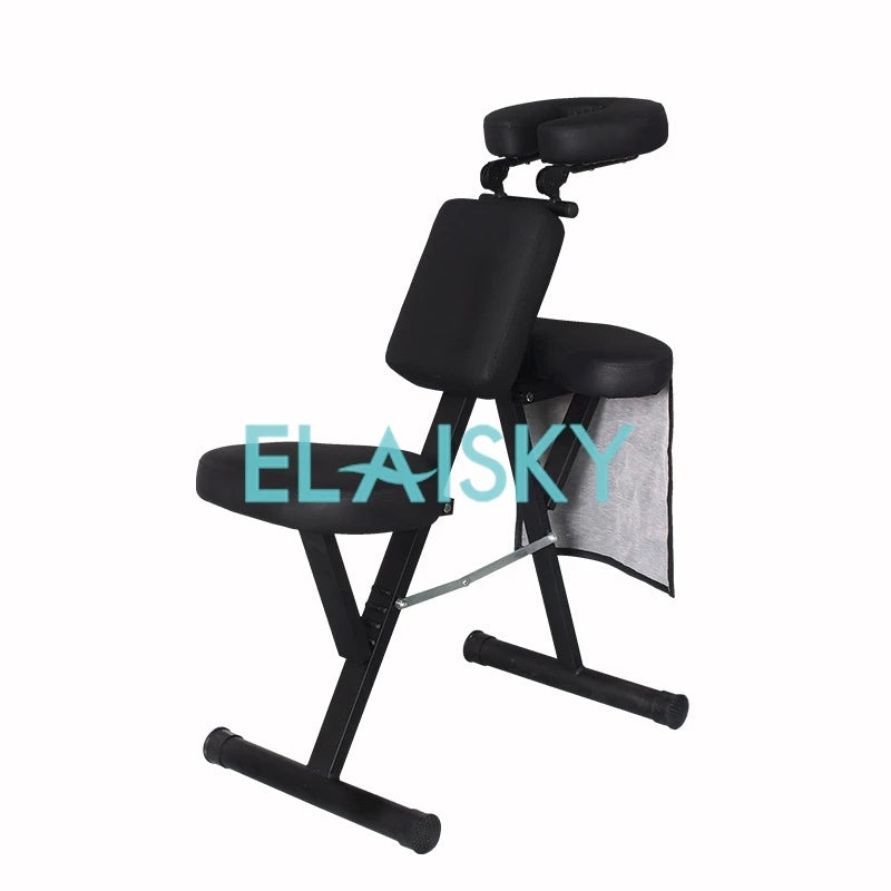 Portable Massage Chair - Foldable Deep Tissue Treatment Table (Black) Massage Chairs Black China Mainland Tidesmit