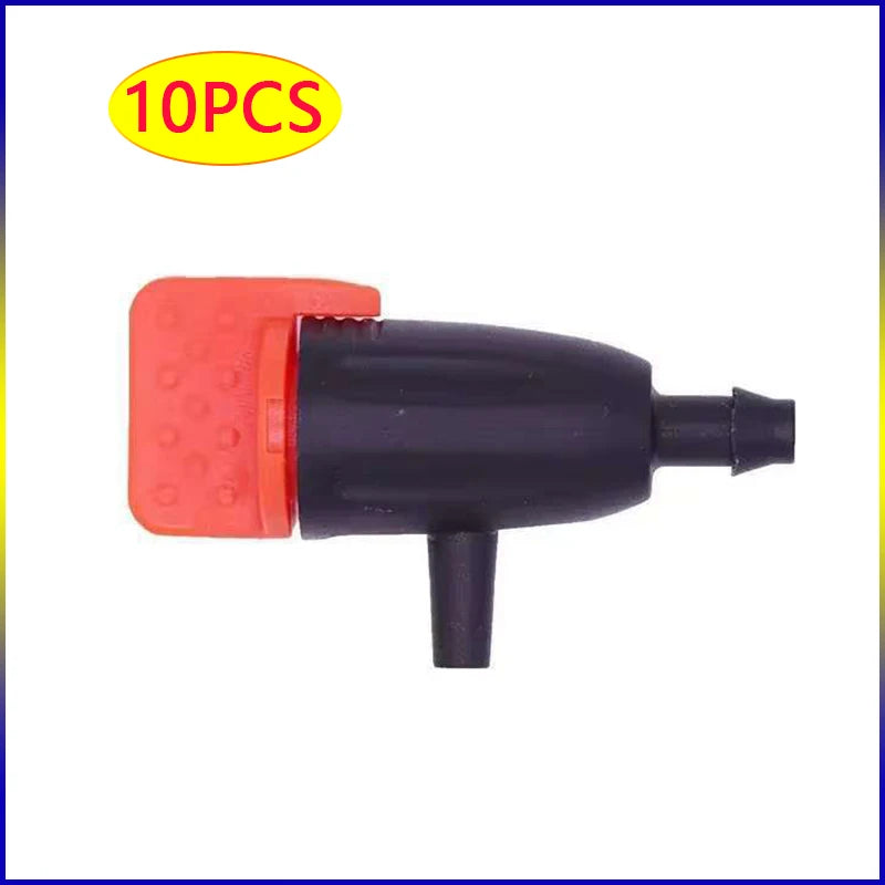 DIY Micro Irrigation Kit 4/7mm PVC Hose PP Adjustable Flow Dripper + Fixing Ground Stake Home Potted Garden Watering System Part