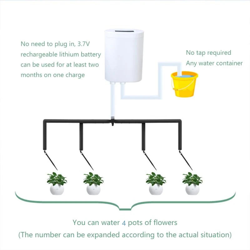 Cheapest Self-Watering Kits Intelligent Drip Irrigation Automatic Watering System Kits Plant Watering Spike Device Water Dripper