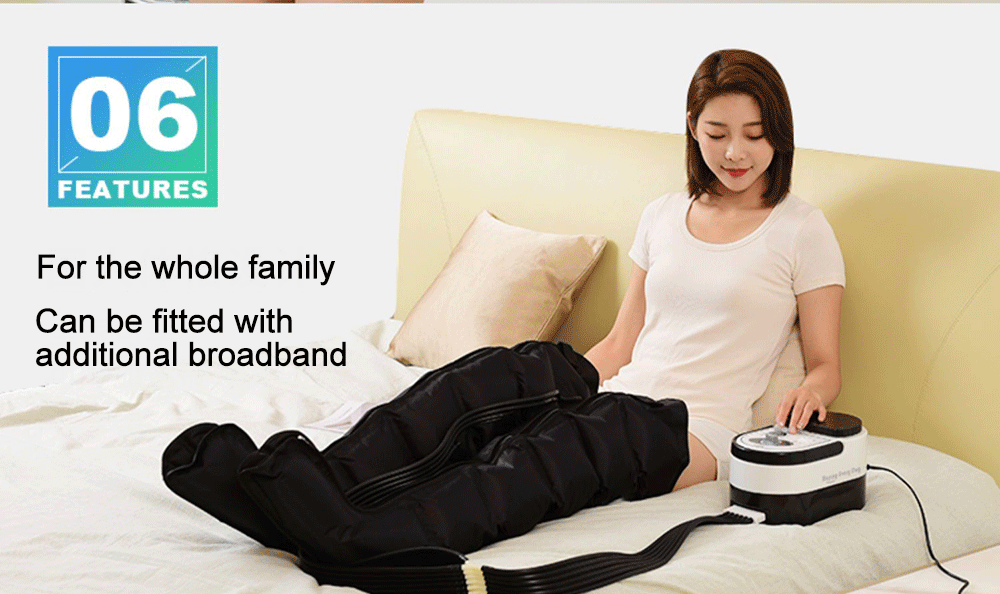Leg Air Compression Massager for Circulation Relief | Tidesmit Relaxation Treatment Tidesmit