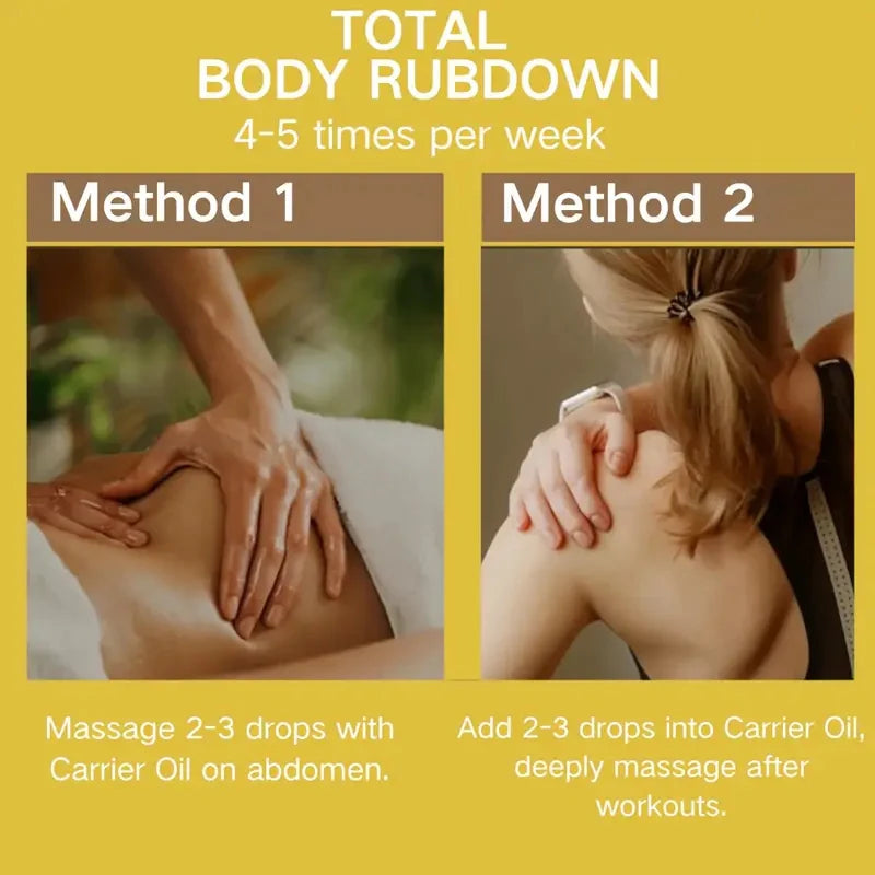 Cold-Pressed Ginger Oil, for Body Massage, Turmeric Root Oil, Sweet Almond Oil, Moisturizing and Dry Skin Care, Suitable for All Skin Types, Neutral for Adults