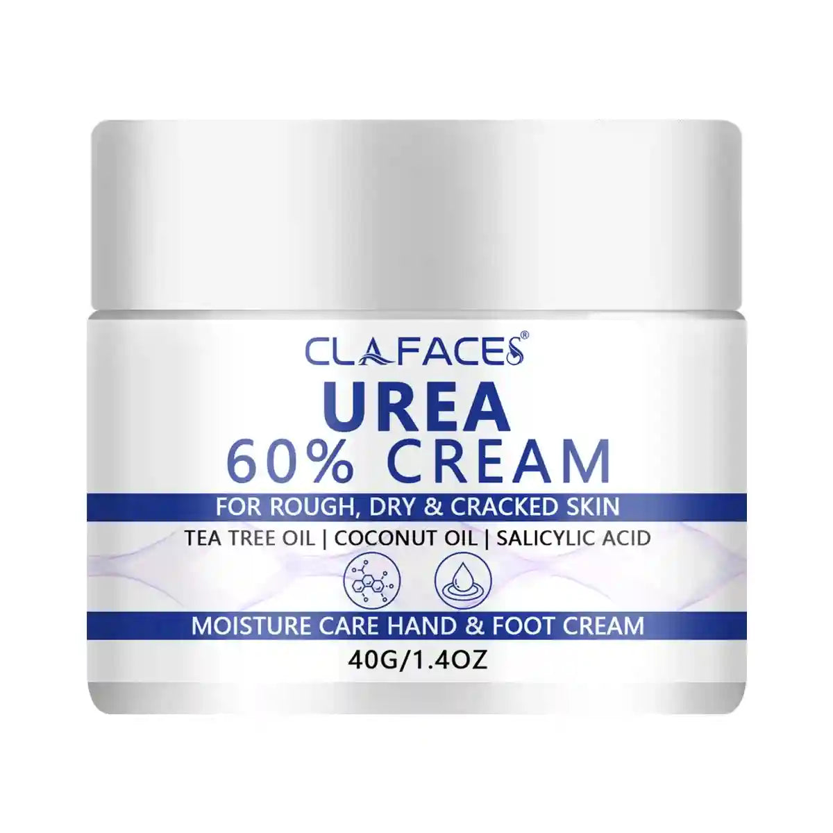 Uric Acid Foot Cream for Cracked Heels | Salon-Quality Repair | Tidesmit Scrubs Treatments 40g Tidesmit