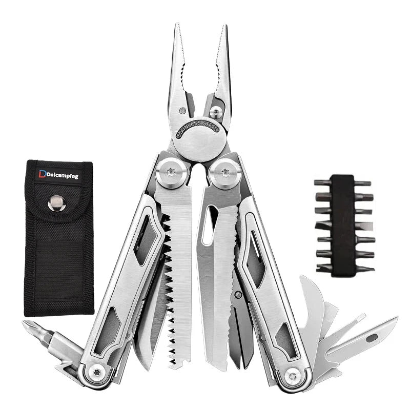 Daicamping  DL1 DL10 Clip Multifunctional DEC Clamp Folding Knife Tools Multitools Cable Camping Gear Multi Pliers Multi-tool