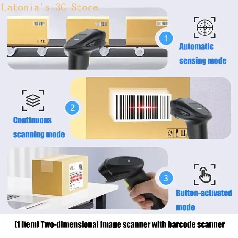Barcode Scanner Barcode Reader Corded Barcode Reader Support For Local Warehouse Products Scannning Accessories X3UB