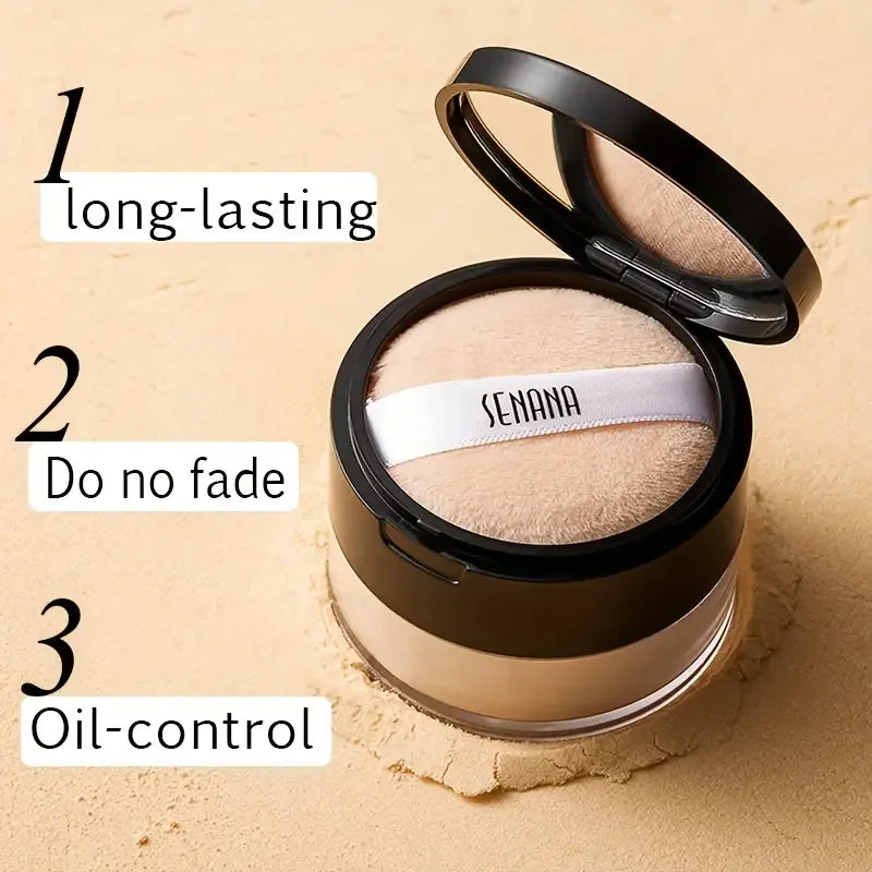Tidesmit Flawless Setting Powder texture close-up lightweight oil-control matte face makeup for all skin