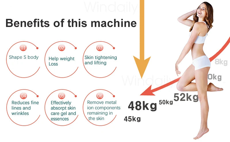 EMS RF Body Slimming Machine - Electric Massager for Muscle Relief Body Shaping Massage Equipment Tidesmit