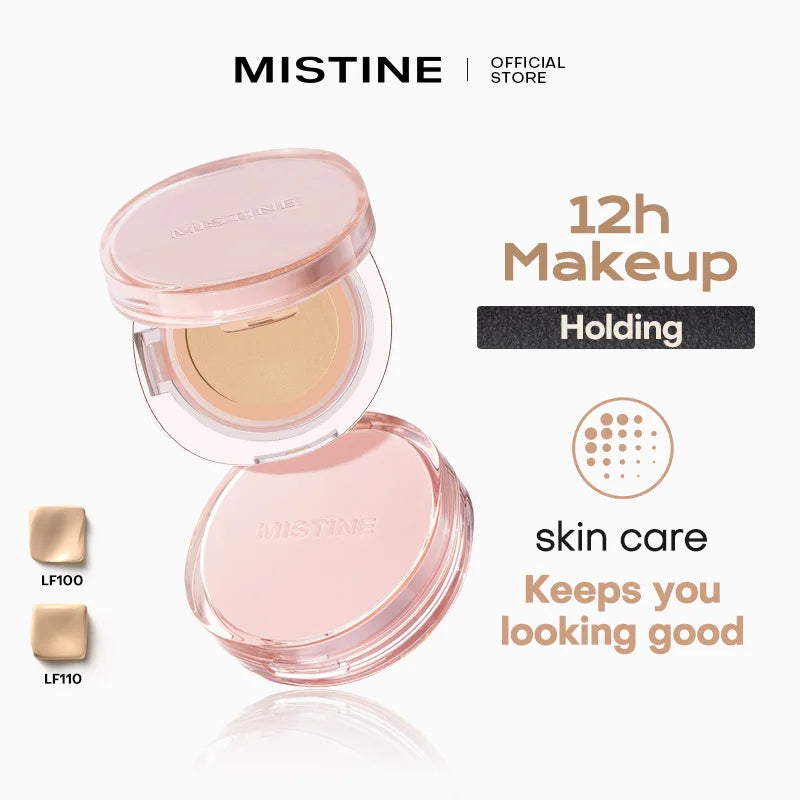 Tidesmit Mistine air cushion foundation with dewy finish for combination skin moisturizing face makeup 13g