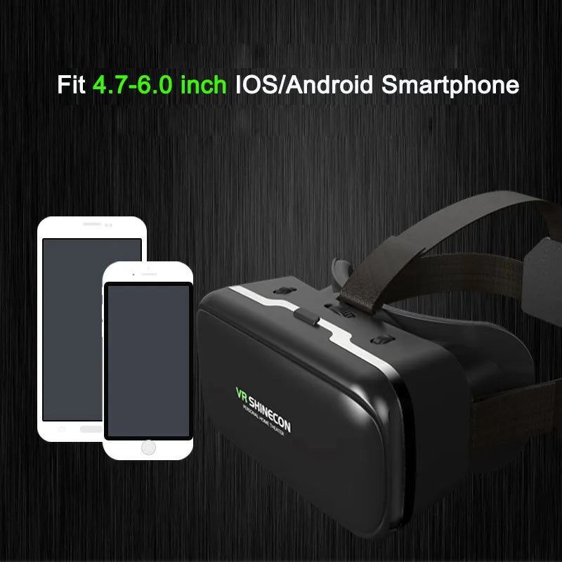 VR Headset for Smartphone - Immersive 3D Smart Glasses with Spatial Audio Tidesmit