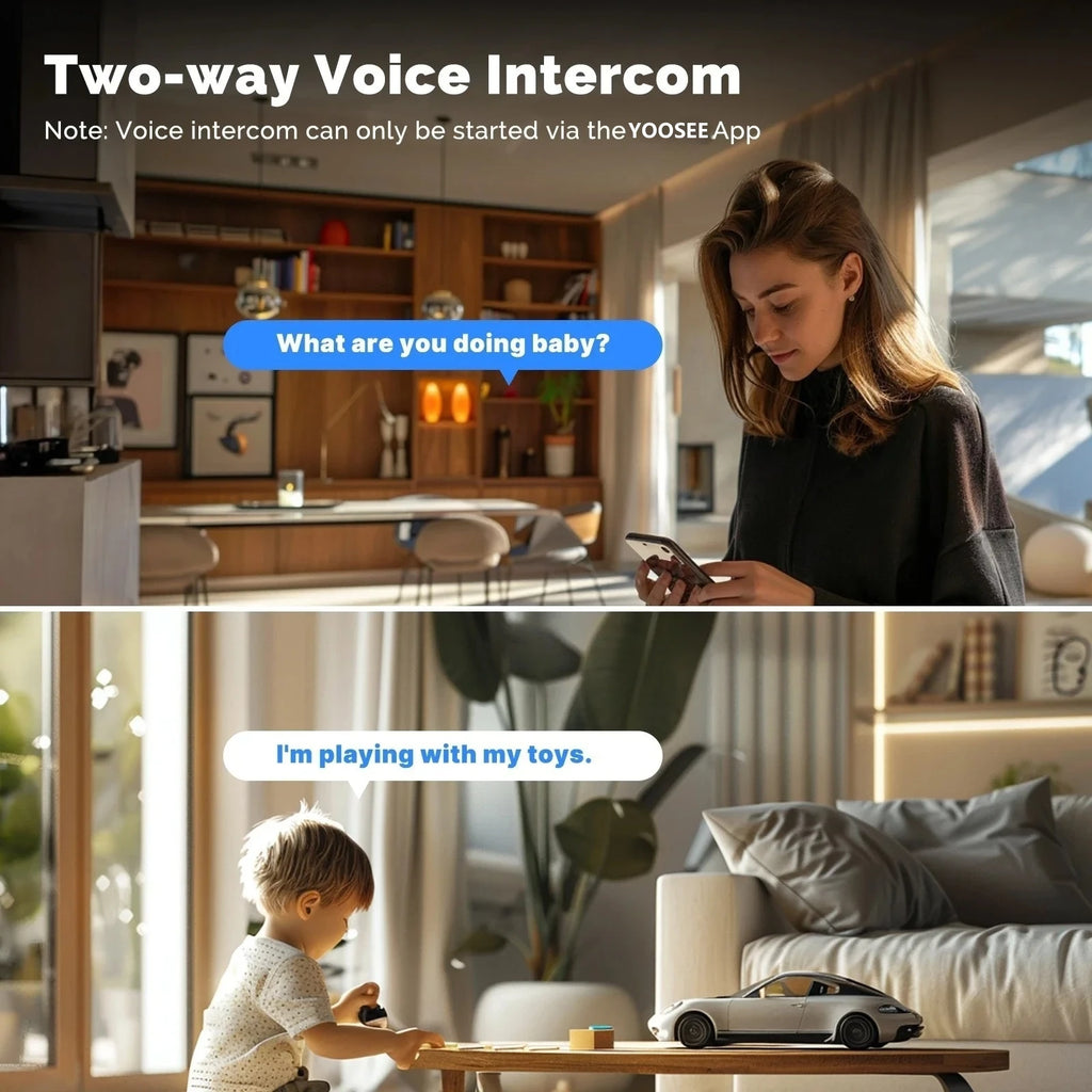4K 8MP WiFi Surveillance Camera Dual Lens with Adjustable Bracket Two-Way Audio Onvif 10X Zoom Security Wireless Surveillance