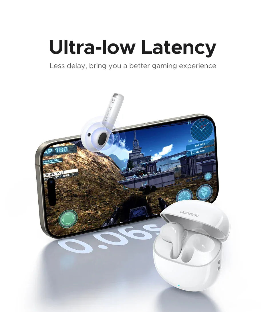 Wireless Bluetooth Earbuds, 35H Playtime ANC In-Ear | Tidesmit Tidesmit