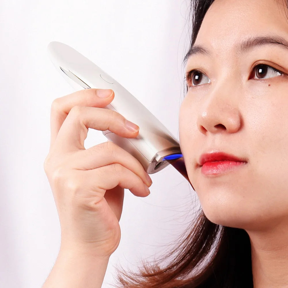 Ultrasonic Skin Scrubber | Nano Mist Deep Pore Cleansing Device (White) Scrubs Treatments Tidesmit