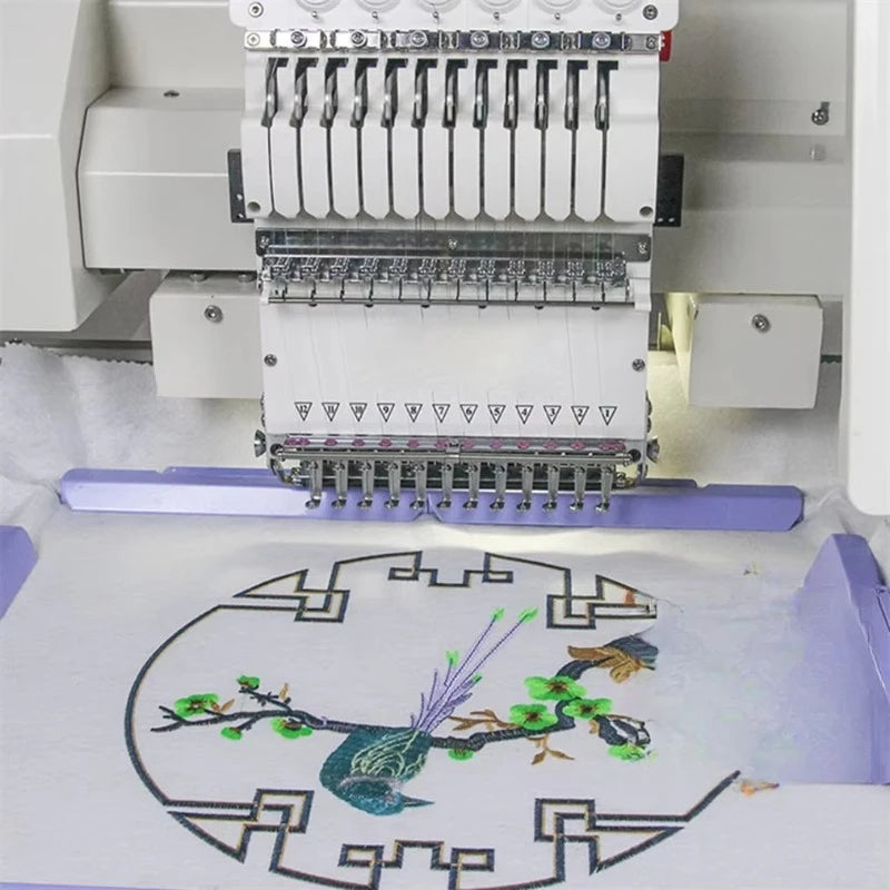 Custom Single Head Embroidery Machine New Home Use Eco-Friendly Computerized High-Speed 1200 RPM Automatic Color Change Retail
