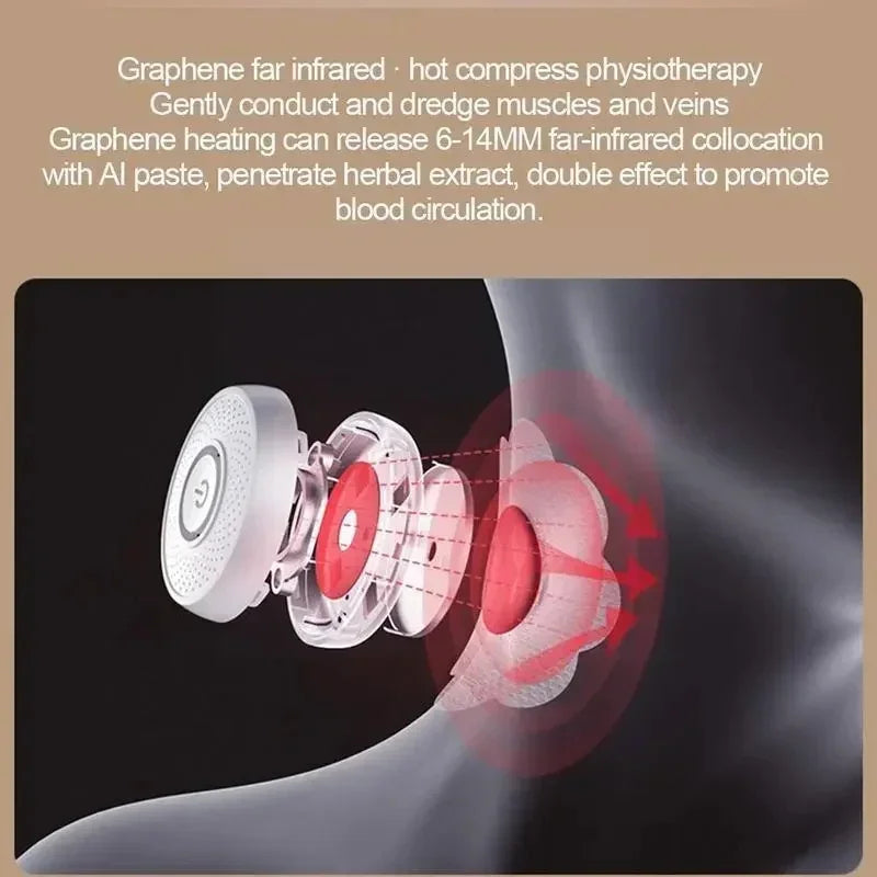 Moxibustion Heat Therapy Device - Smoke-Free Deep Tissue Muscle Recovery Fascia Gun Tidesmit