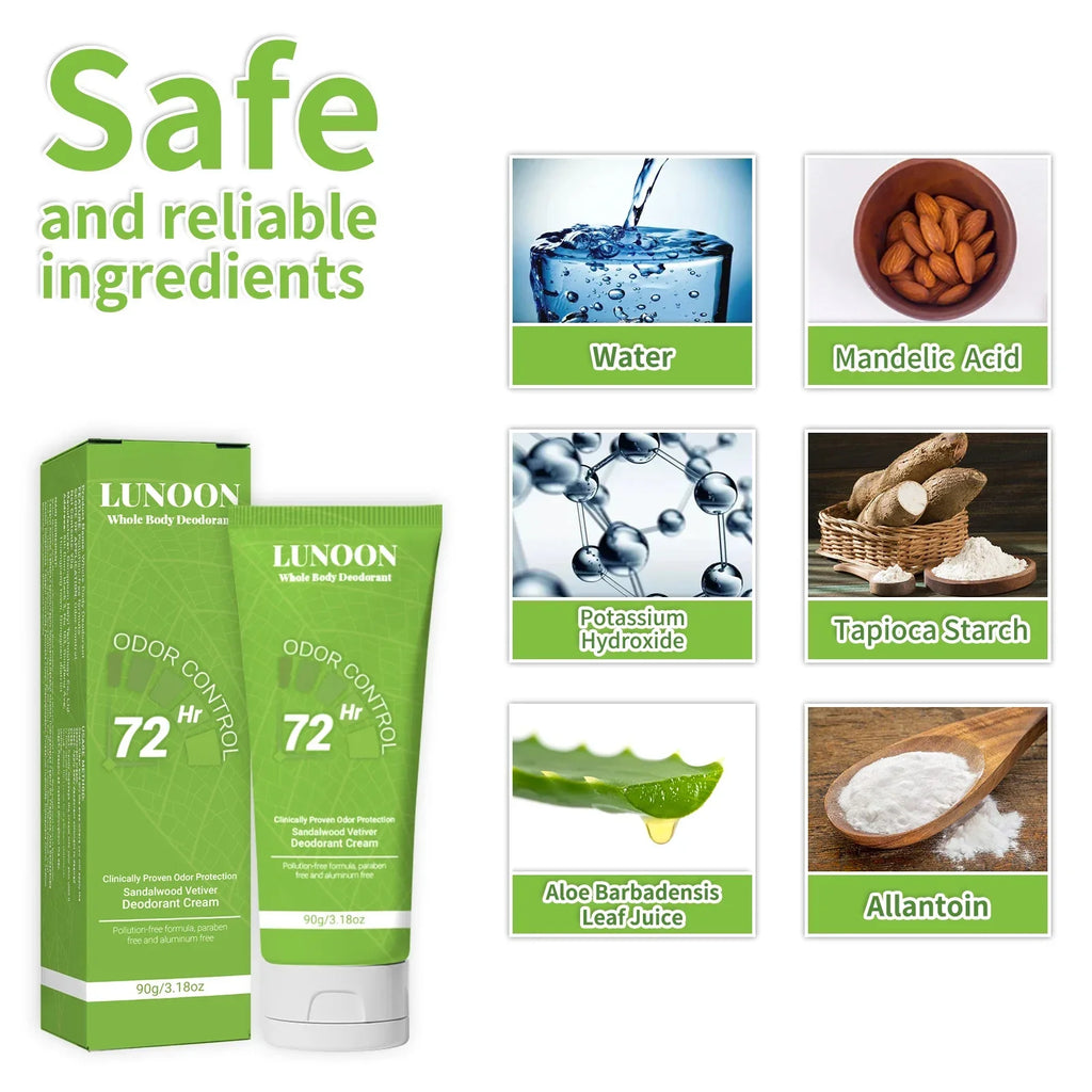 Tidesmit 90g anti-perspiration deodorant lotion for long-lasting invisible body odor control and fast-dry protection.