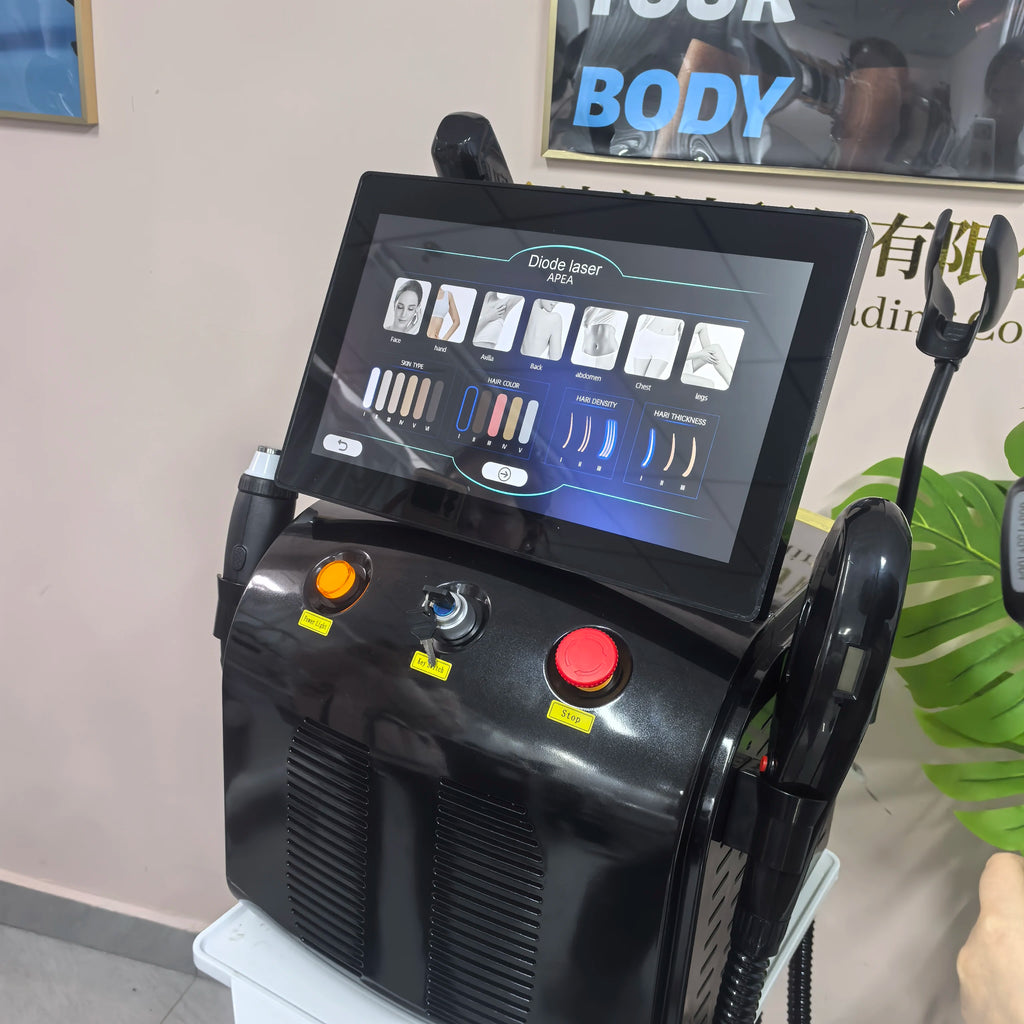 Tidesmit 4 in 1 multifunctional beauty machine featuring diode laser, Pico, DPL, and RF for professional salon care