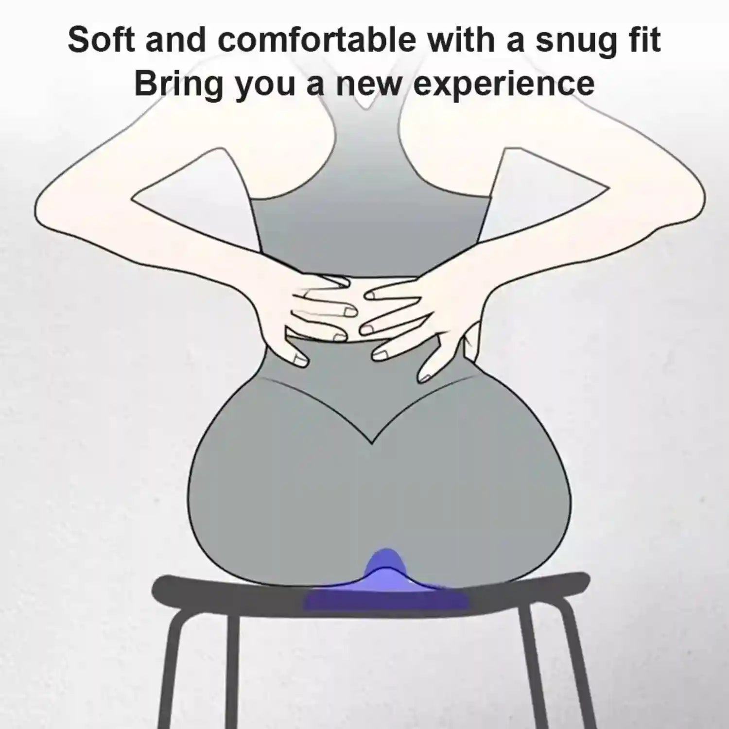 Pelvic Floor Muscle Trainer & Hip Strengthener Seat - Electric Massager Back Massage Instrument Tidesmit