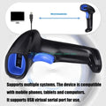 SZ Corded Barcode Scanner Code Reader Handheld Barcode Reader Support Logistic