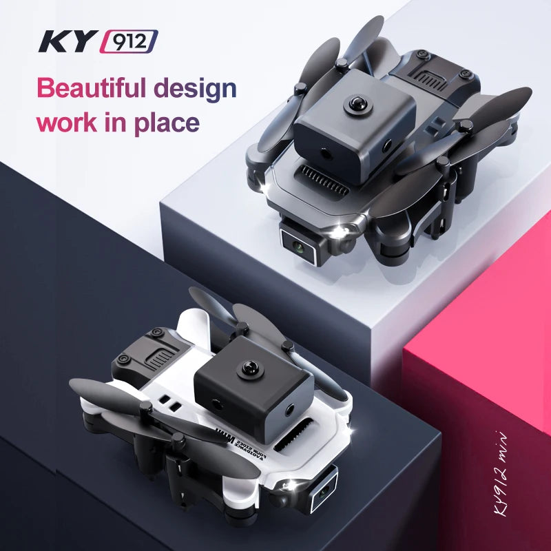 Mini 4K Dual Camera Drone - Foldable Portable RC Quadcopter Tidesmit