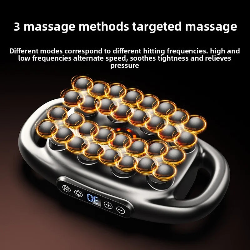 Fascia Gun Deep Tissue Muscle Massager - 32 Intensity Levels (Grey) Fascia Gun Tidesmit