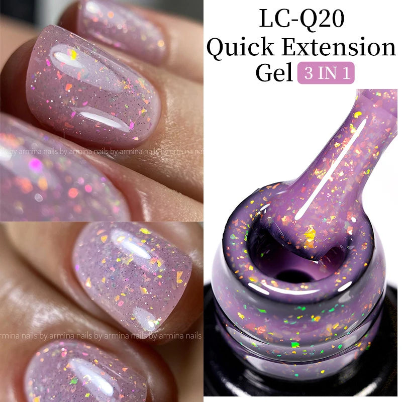 Extension Gel Nail Polish Jelly Soak Off Kit for Permanent Makeup Artists Permanent Makeup Machines LC-Q20 Tidesmit