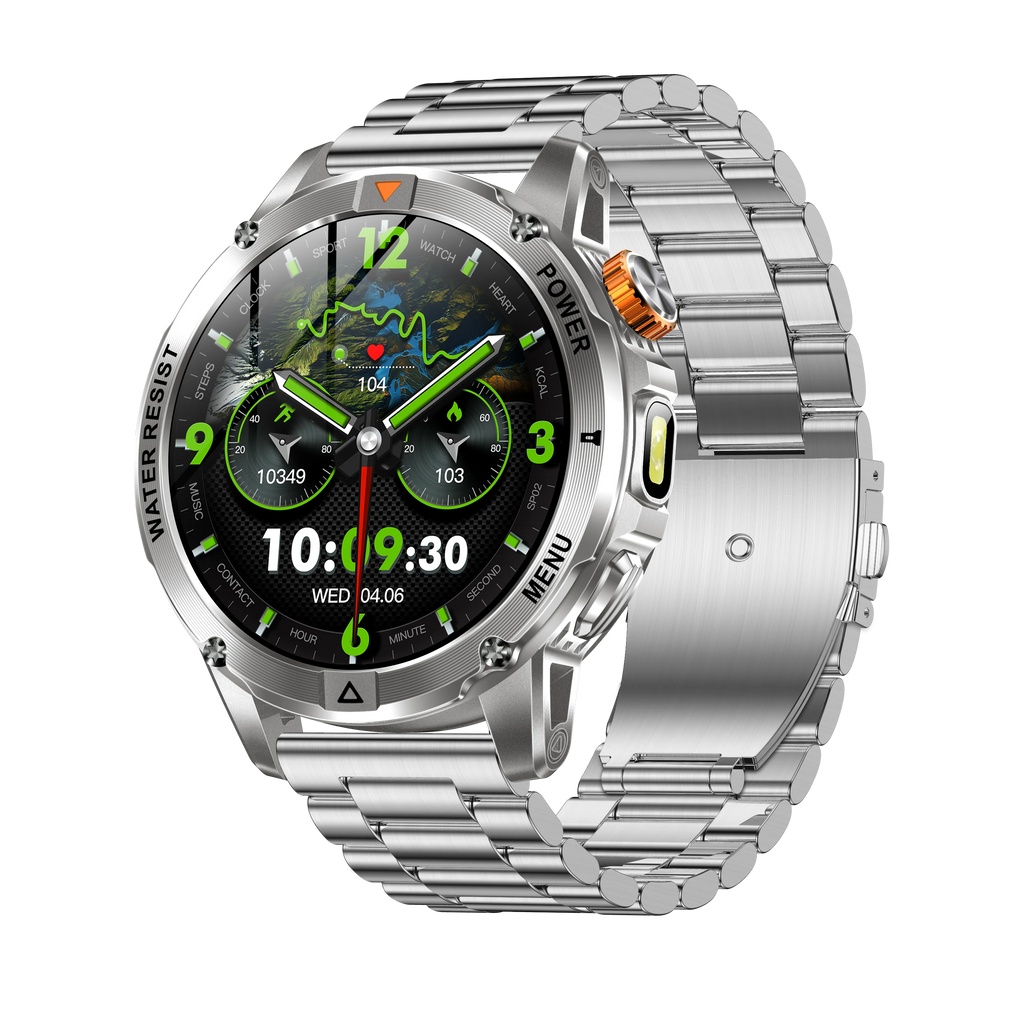 YLL-AK93 Outdoor Sport for Smart Watch Fitness Tracker Sleep Tracker IP67 Waterproof Heart Rate Monitor AMOLED Screen