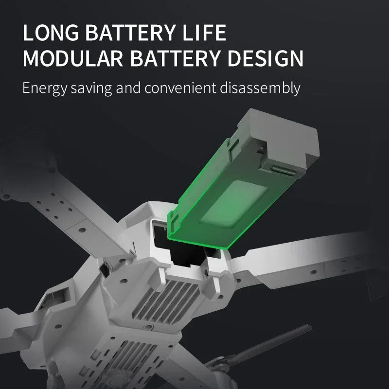 4K Camera Drone Foldable Quadcopter with Dual Wide Angle Lens Tidesmit