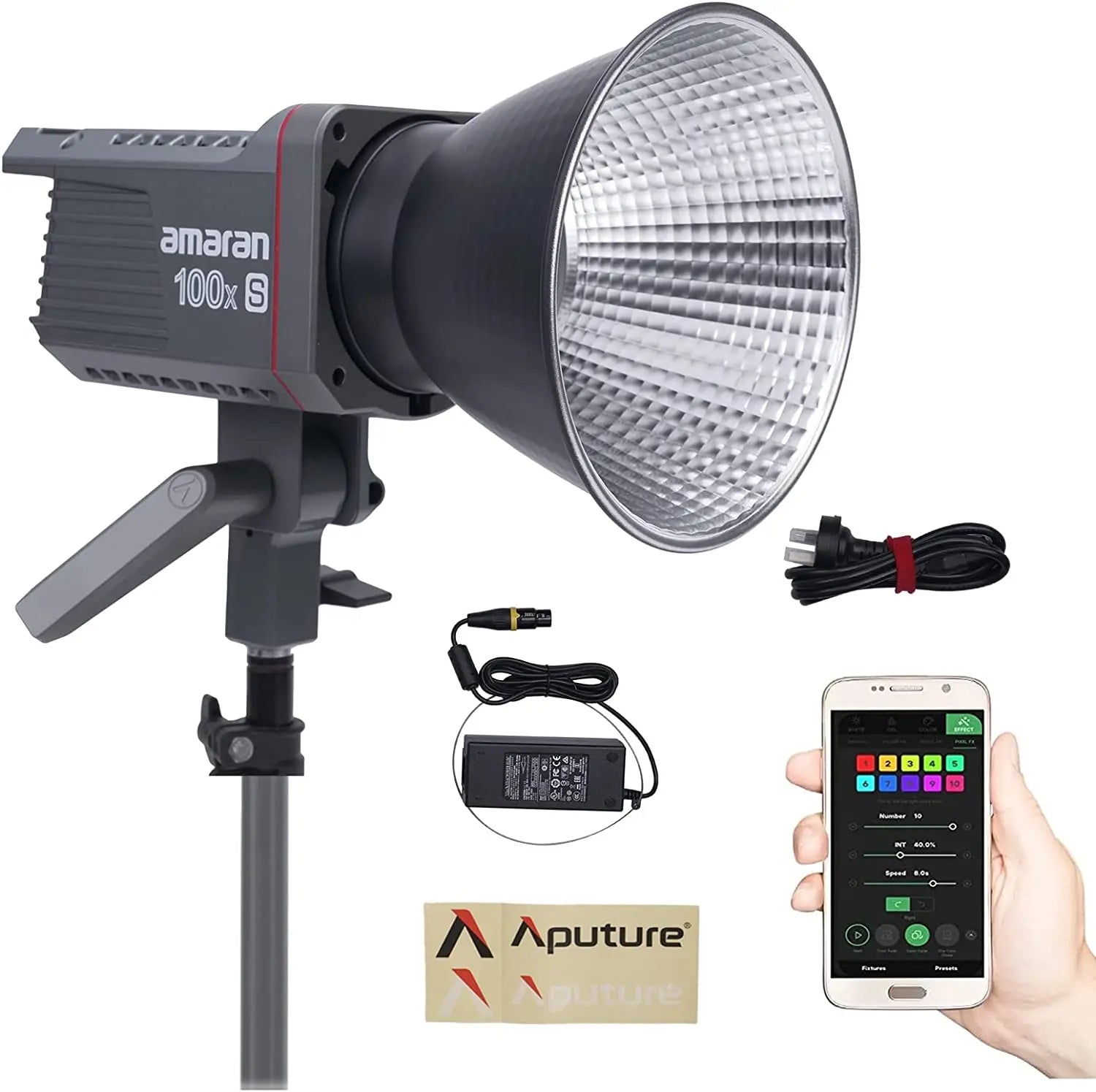 Amaran COB LED Video Light: Pro Bicolor Studio Lamp for Content Creation Tidesmit