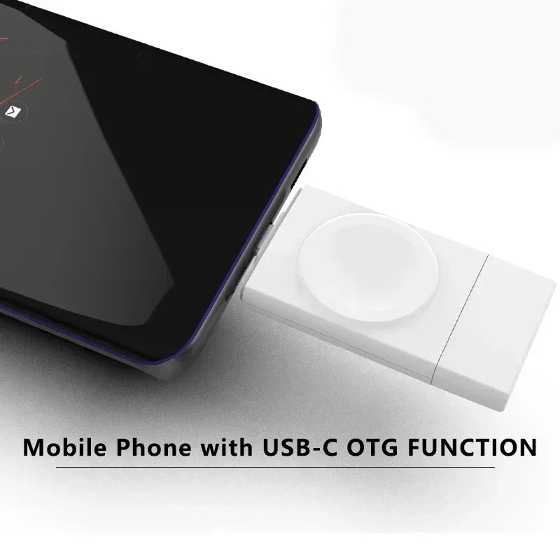 TIMESS Watch Charger For Apple Watch Series10 9 8 7-1 For SAMSUNG GALAXY Watch 8 7 6 5 4 3 2 1 Active Pro USB Charging Station