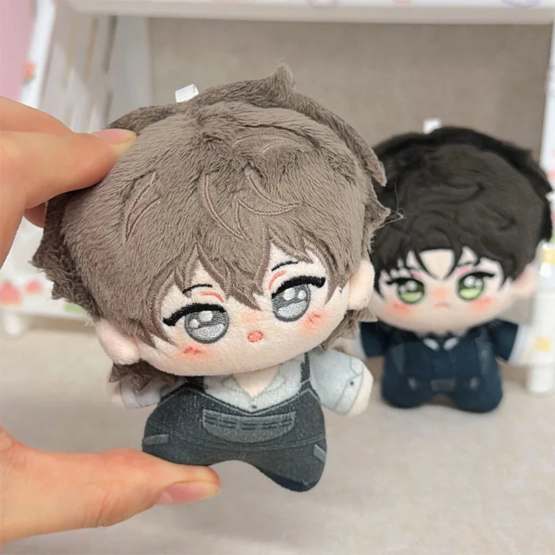 10cm Kawaii Game Anime The Little Mushroom Character An Zhe Lu Feng Stuffed Plush Toy Figure Keychain Doll Pendant Birthday Gift