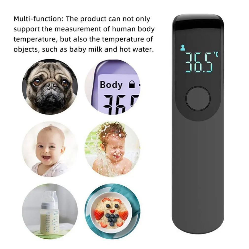 Digital Infrared Thermometer Forehead Body Non-Contact Fever Thermometers Or Medical Portable Finger Pulse Oximeter Blood Oxygen