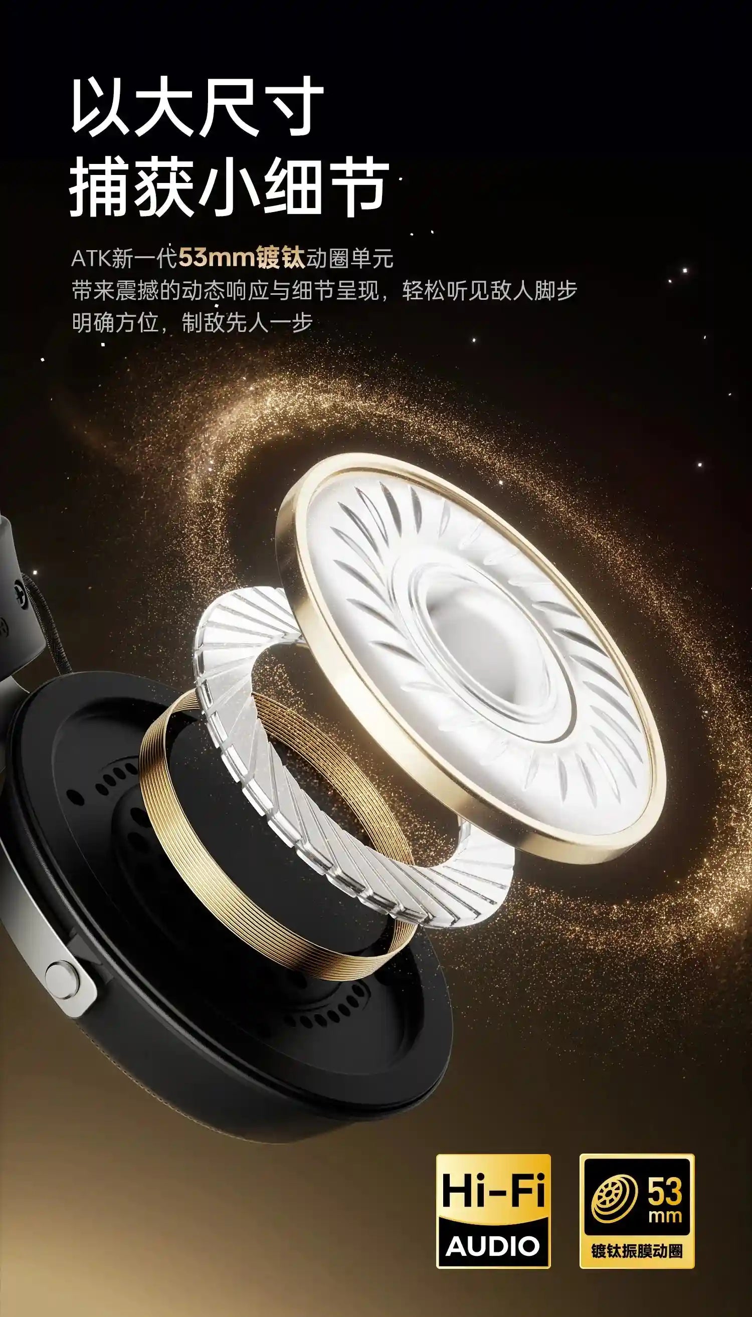 Tidesmit Wireless Headphones - Active Noise Cancellation & Low Latency Tidesmit