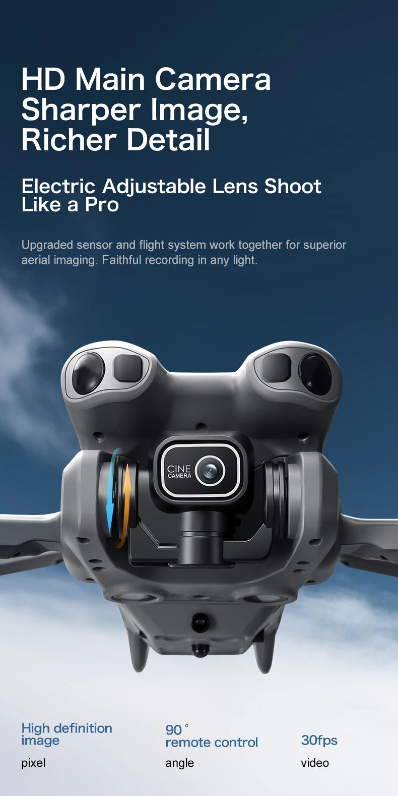 8K GPS Camera Drone with Obstacle Avoidance | Foldable Aerial Pro Tidesmit