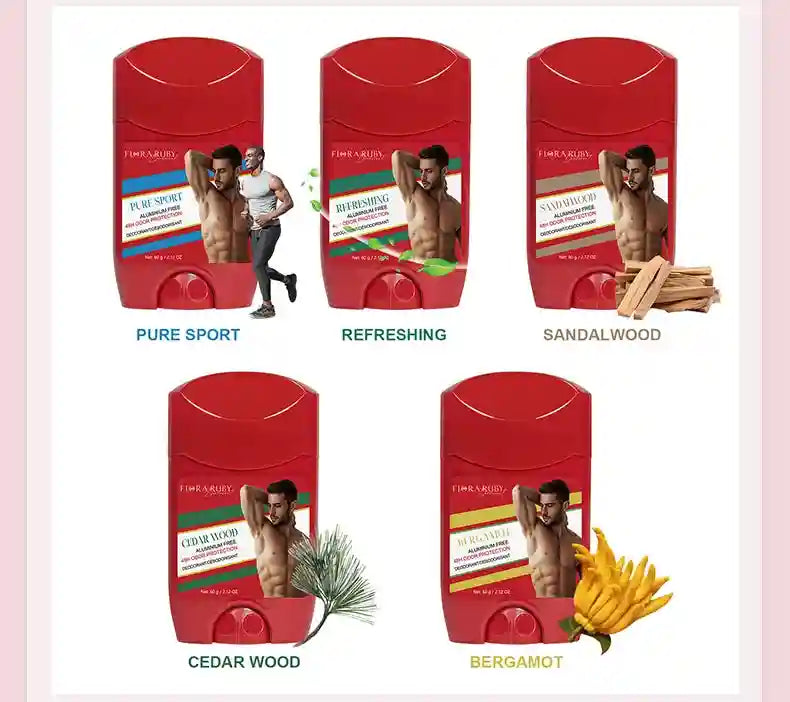 Tidesmit Old Spice Sandalwood aluminum-free deodorant cream for men offering high endurance odor and sweat protection