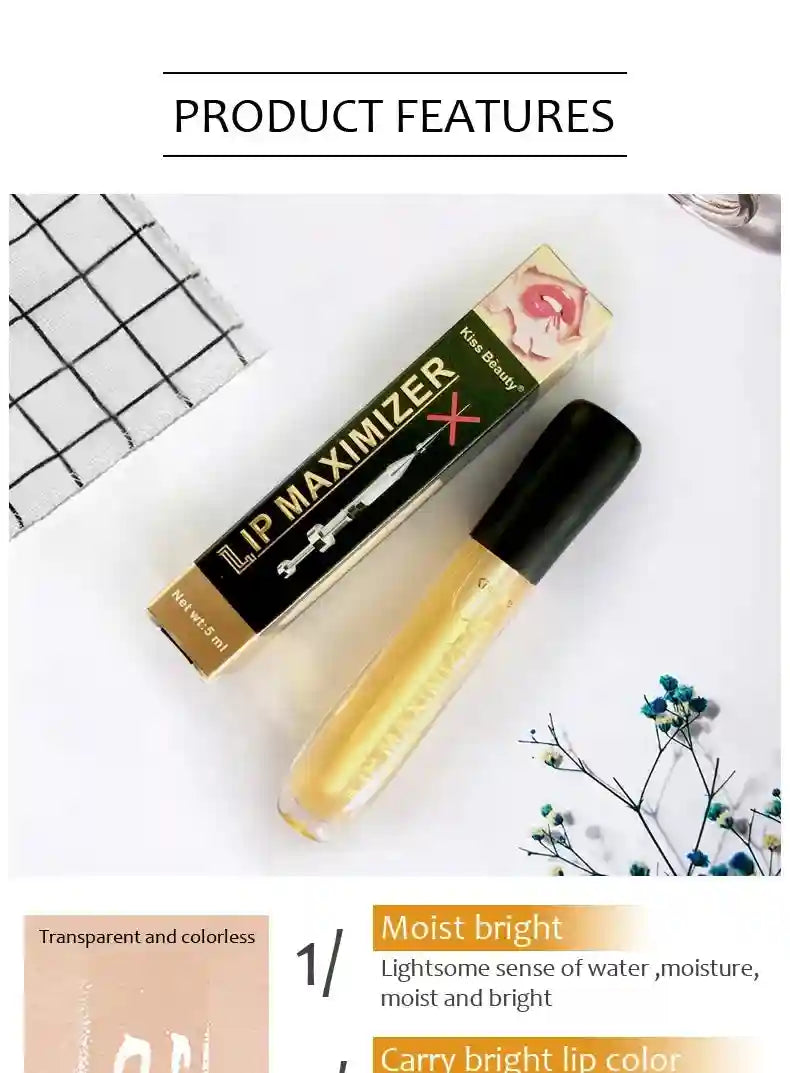 Lip Plumper Serum – Hydrating Volumizing Gloss for Full Lips Lip Care Tidesmit