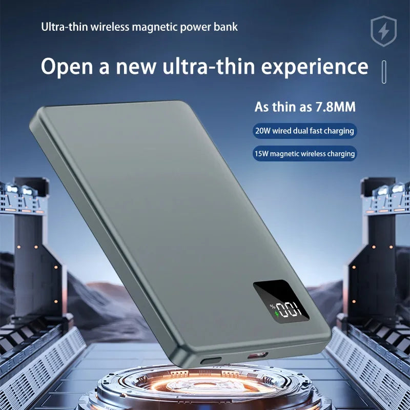 Tidesmit Magnetic Portable Charger 100000mAh PD Fast Power Bank Tidesmit