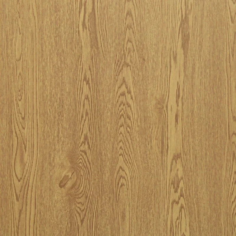 Self-adhesive vinyl floor tile with light tan wood grain pattern, flat finish