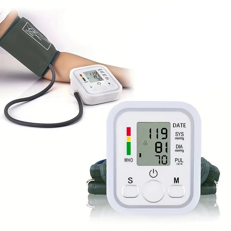 Health Care Blood Pressure Monitor Digital Tonometer Upper Arm Blood Pressure Meter Automatic BP Medical Sphygmomanometer Pulse