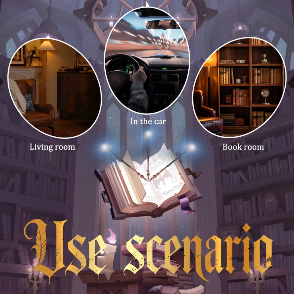 MINISO Harry Potter Magic Academy reed diffuser oil set for home, car, and study. Flameless fragrance air freshener kit.