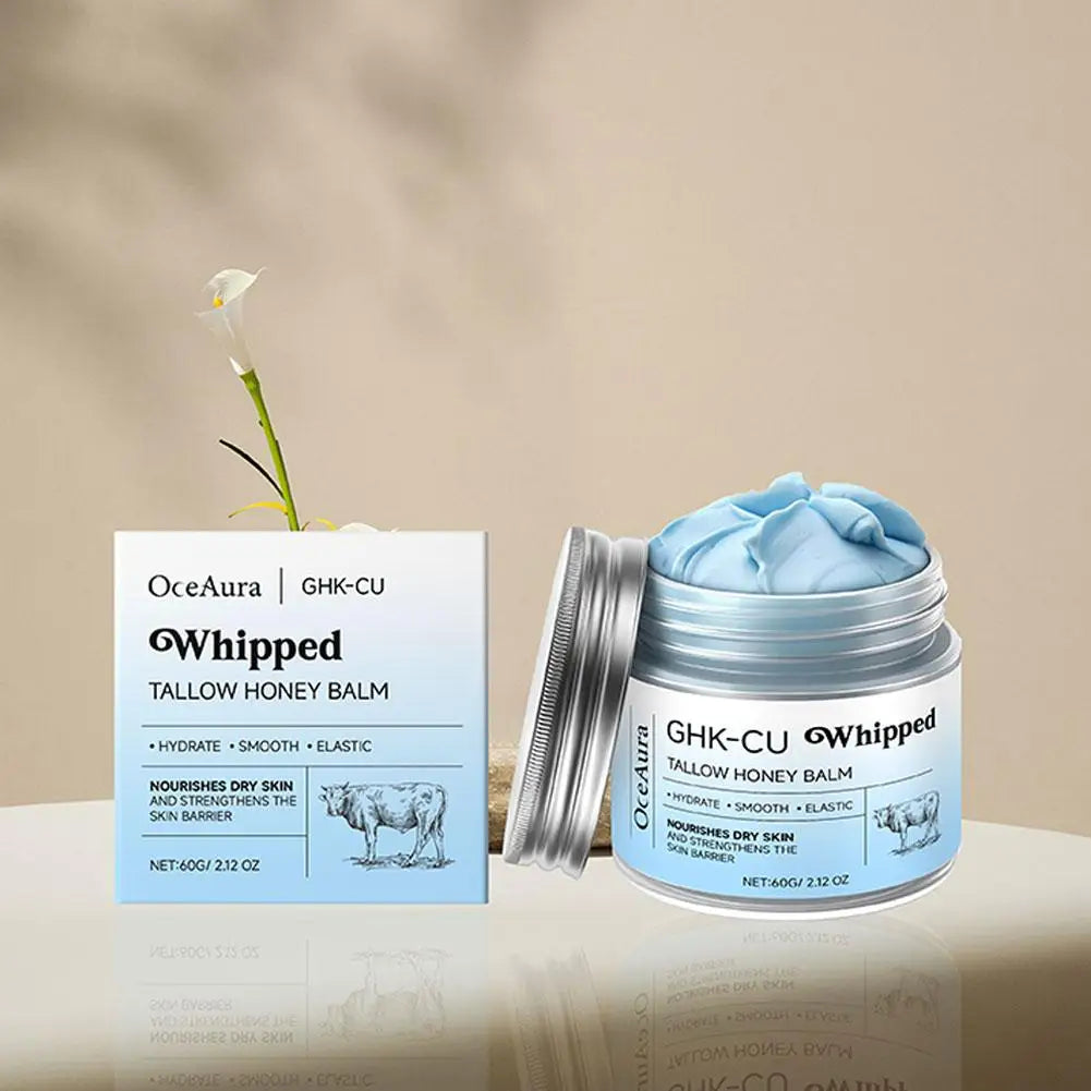 Copper Peptides GHK-Cu Beef Tallow Cream For Daily Care Not Greasy Deep Moisturizing Smoothing Skin Repair Skin Barrier Skincare