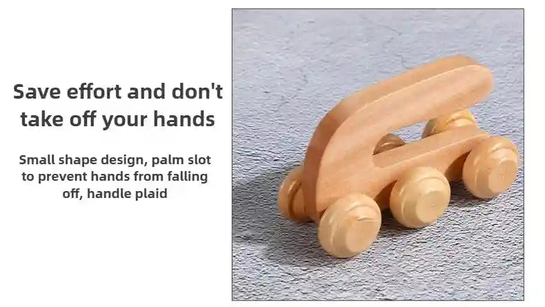 Wooden Massage Roller for Deep Tissue Muscle Relief - Tidesmit Massage Roller Tidesmit