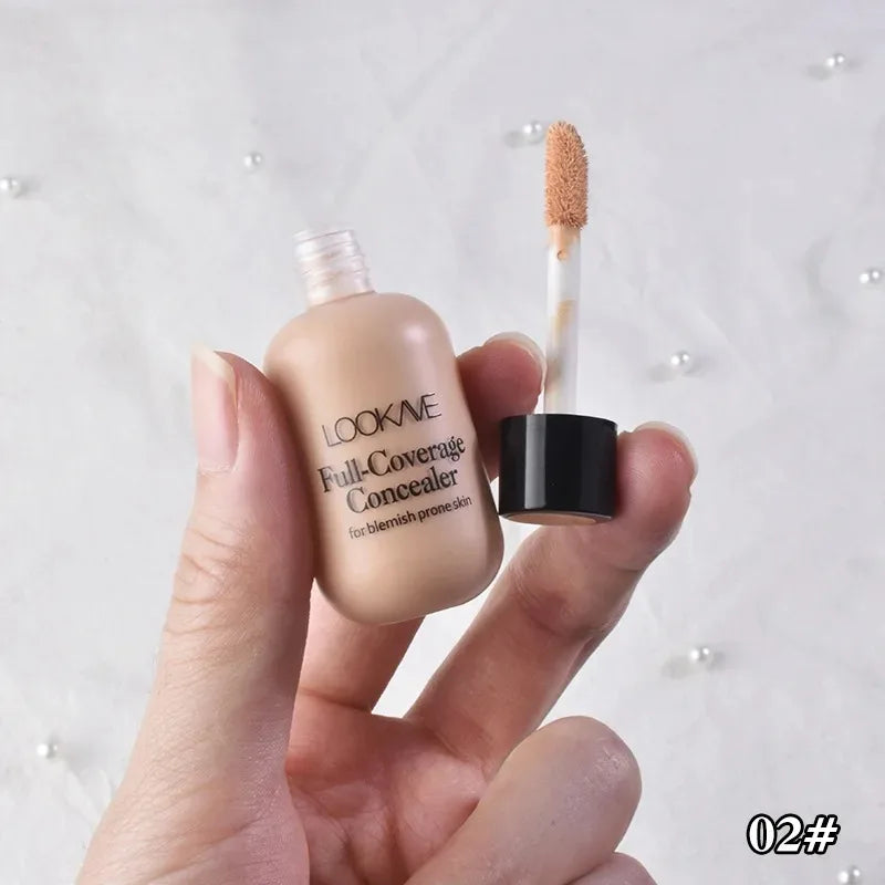 Tidesmit full cover liquid concealer for dark circles providing a moisturizing waterproof matte face makeup texture