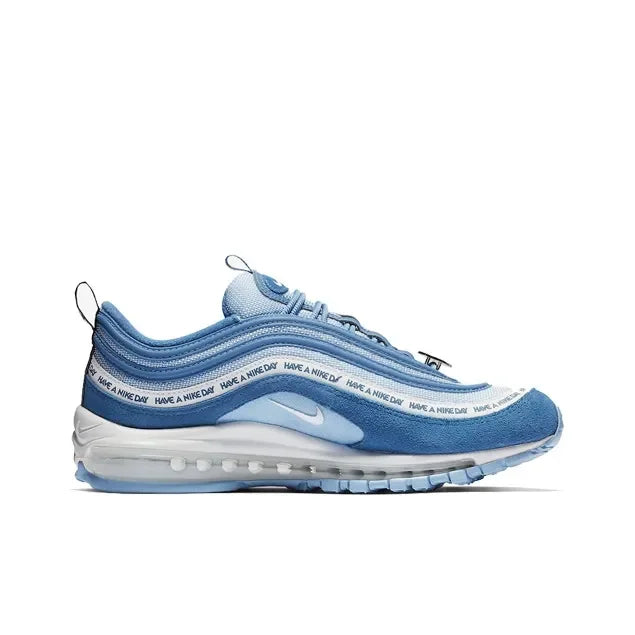 BQ9130-400 Nike Air Max 97 Men Women Vintage Jogging Shoes Flexible Shock Absorbing Comfort Sports Footwear