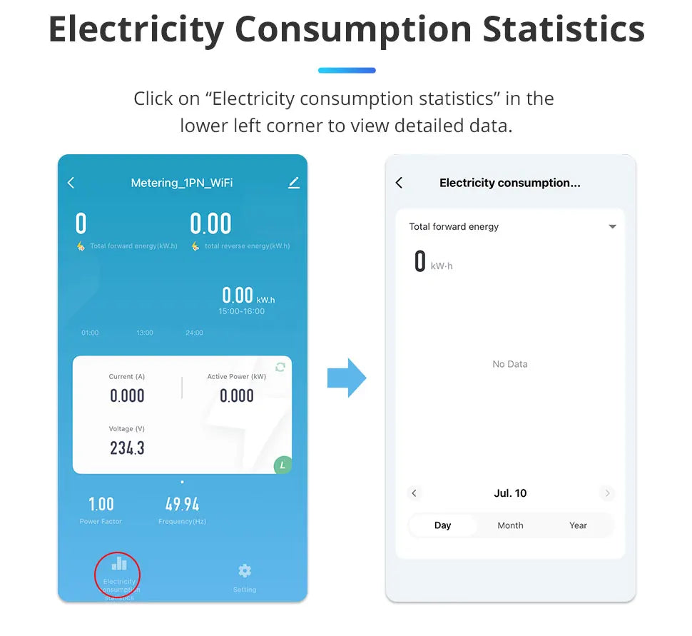 Zemismart Smart Energy Meter Zigbee Monitor Electric Sensor Measure Work with Tuya App Supports Home Assistant via Zigbee2MQTT