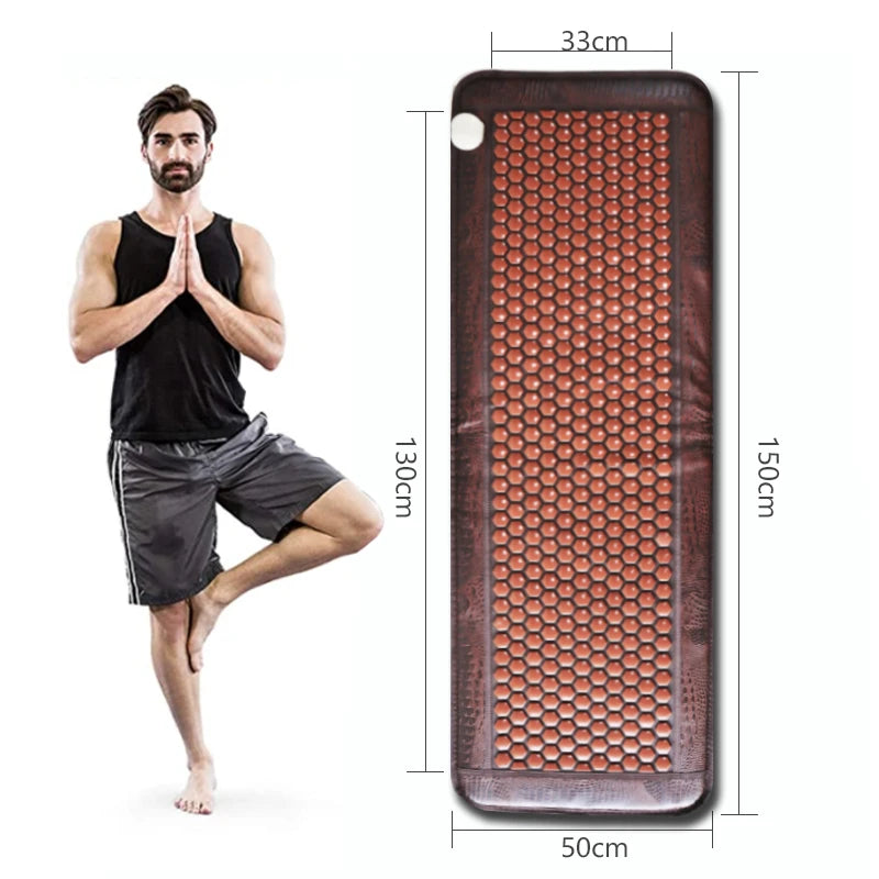 Infrared Heated Jade Massage Mat | Pro Deep Tissue Relief Pad Massage Cushion Tidesmit