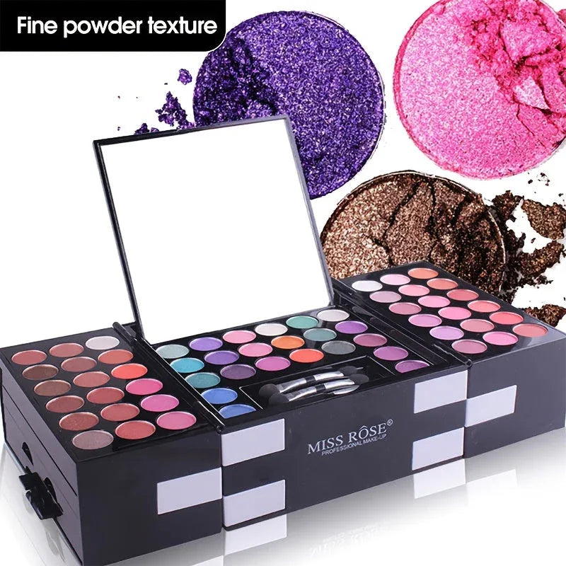 Professional Makeup Kit – 142 Color Eyeshadow and Blush Palette Professional Makeup Kits Tidesmit