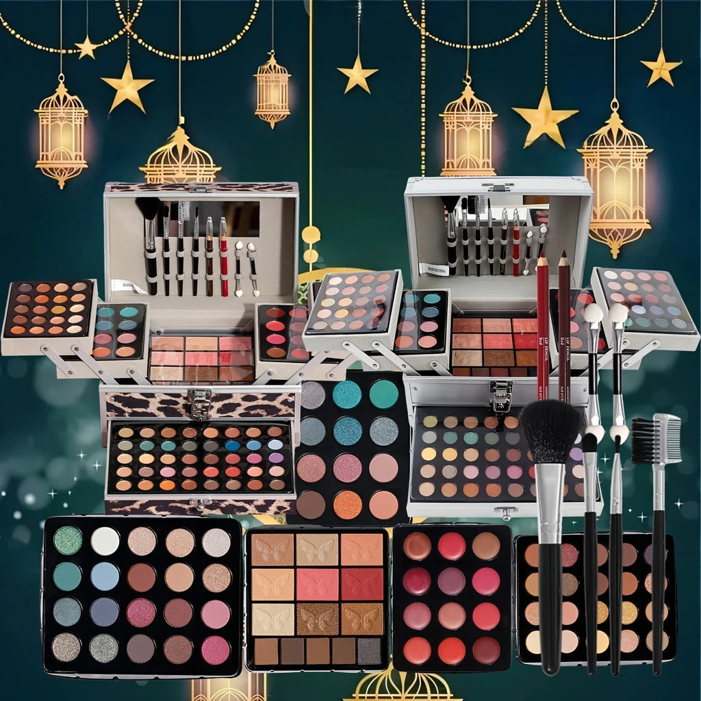 Professional Makeup Kit: Salon-Quality Full Face Beauty Set by Tidesmit Professional Makeup Kits Tidesmit