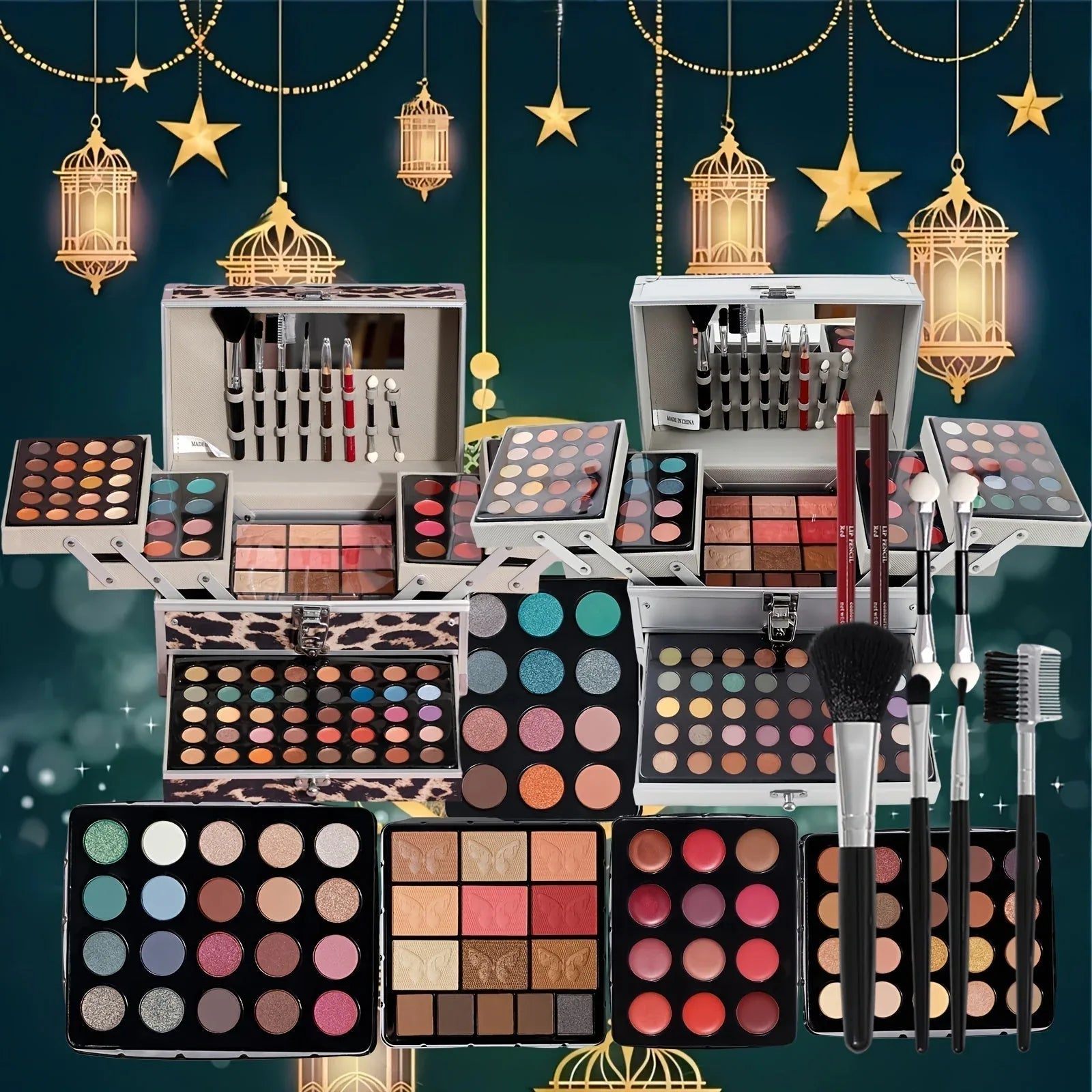 Professional Makeup Kit: Salon-Quality Full Face Beauty Set by Tidesmit Professional Makeup Kits Tidesmit