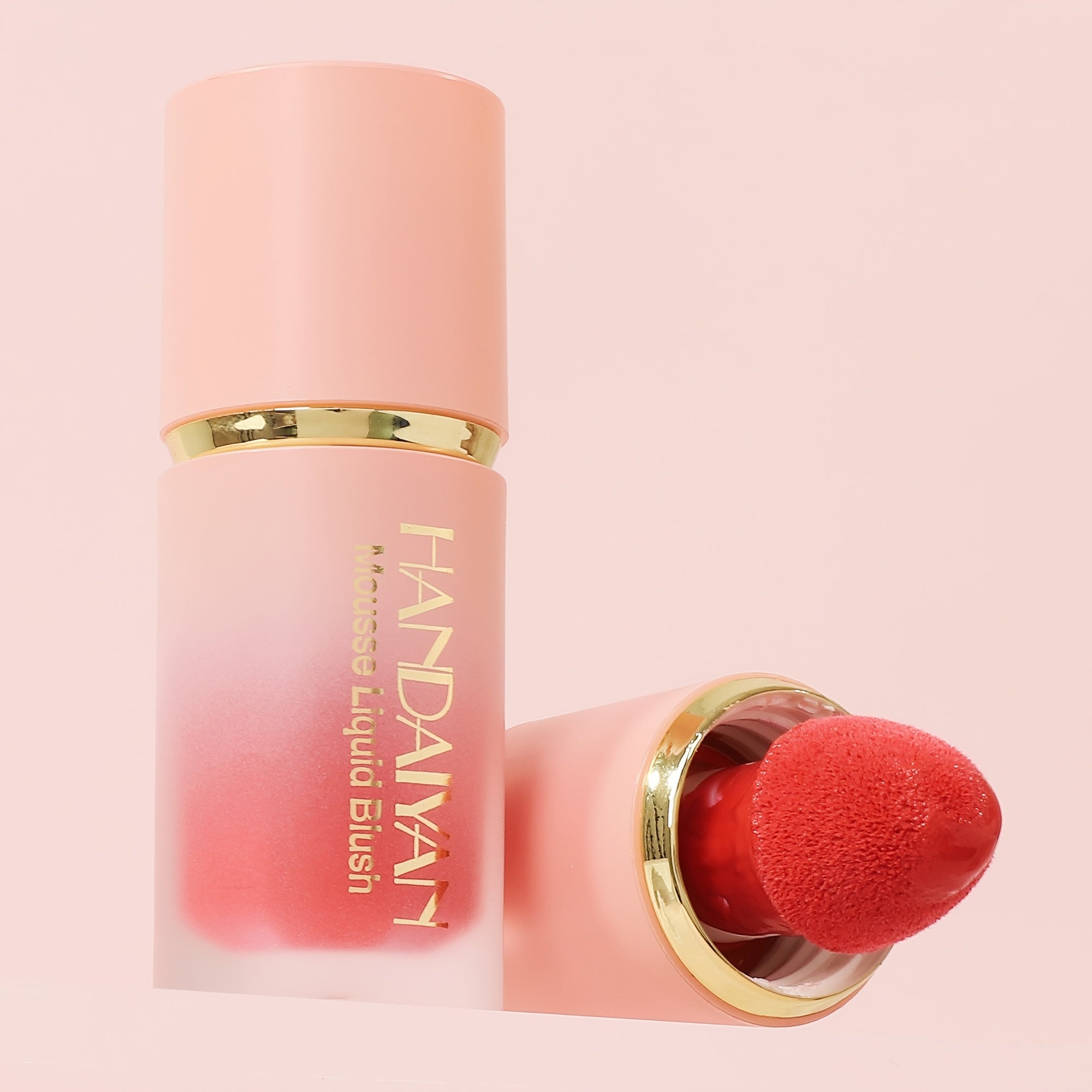 Liquid Cream Blush Set - Long-Lasting Matte Finish, 2-Piece Kit Permanent Makeup Machines Tidesmit