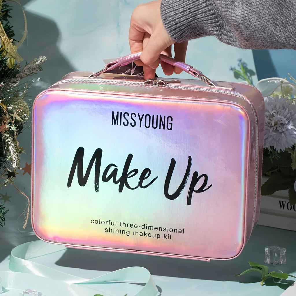Professional Makeup Kit - Pink All-in-One Salon-Quality Beauty Set Professional Makeup Kits Tidesmit